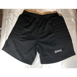 Olympus Rugby Black Shorts Side Pads Size XL